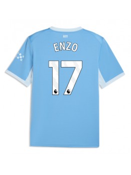 Manchester City Enzo Fernandez #17 Replika Hemmakläder 2026-27 Kortärmad Manchester City Enzo Fernandez #17 Replika Hemmakläder 2026-27 Kortärmad